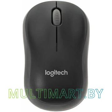 Мышь Logitech M186 (черный/серый)
